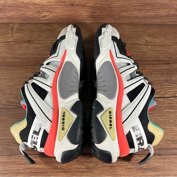 DIESEL “Skipper Low” Y2K Chunky Sneakers Men’s Size 12 Low Top Shoes - Picture 2 of 11